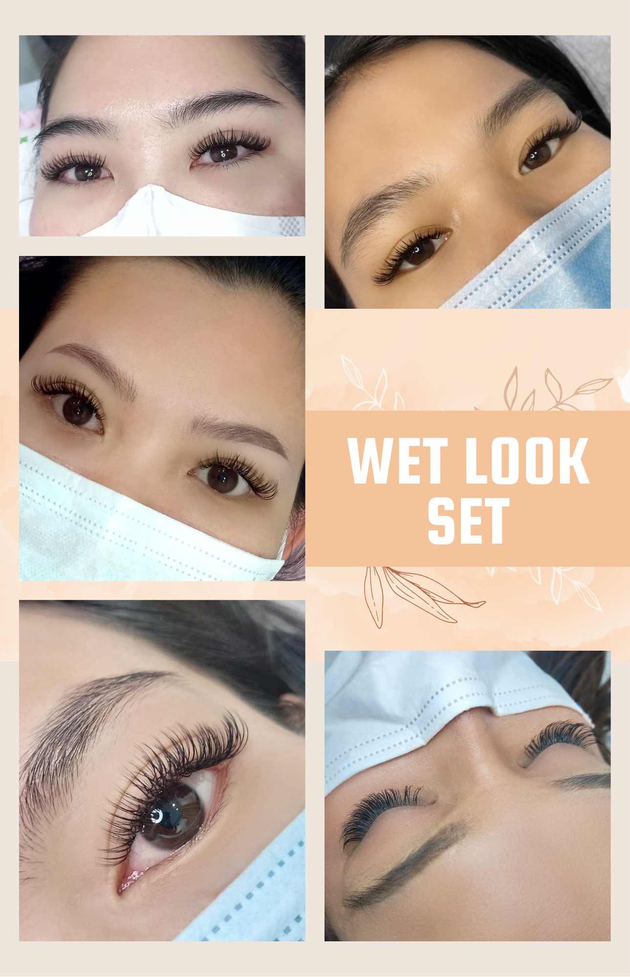 ตัวอย่างผลงาน Wet Look set
